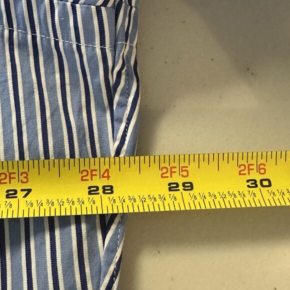 Ralph Lauren Shirt Men's XXL Blue Striped Button Up/ Down Classic Fit Pony Logo - Picture 6 of 13